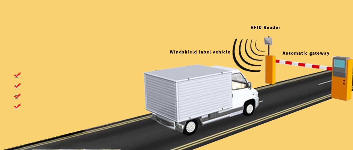 RFID windshield tag