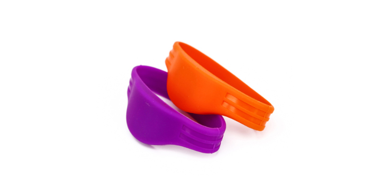 Ntag213 Silicone Wristband Half-Round Head