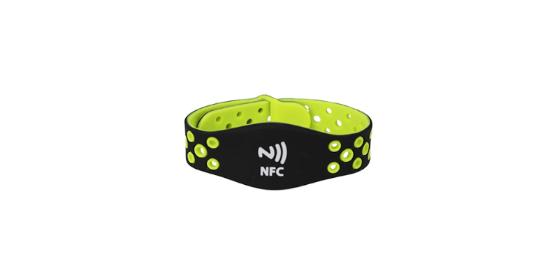 Adjustable Ntag213 Silicone Wristband