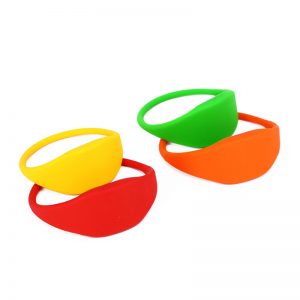 nfc ntag215 silicone wristband