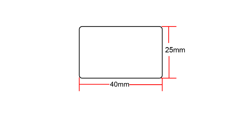 NTAG215 NFC Anti-metal Tag size:40*25mm