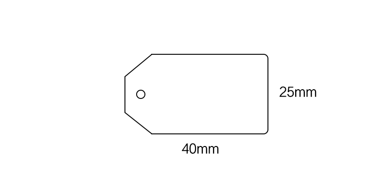 NTAG215 NFC Blank Card size:40*25mm