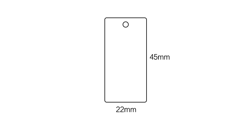 NTAG215 NFC Blank Card size:45*22mm