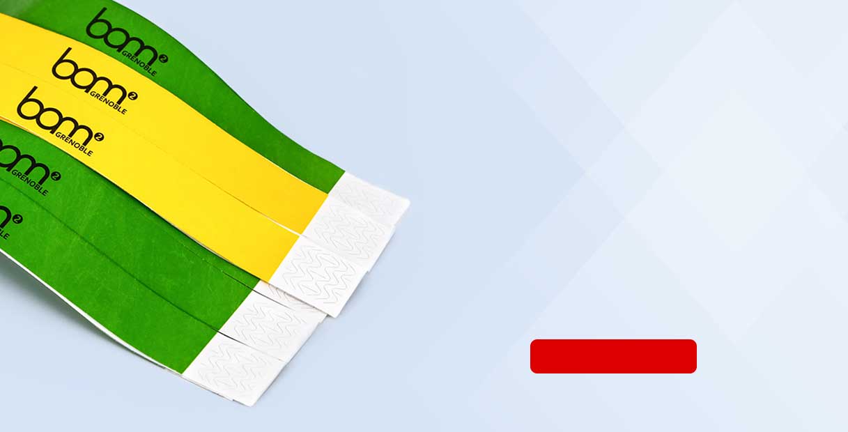 RFID paper wristbands