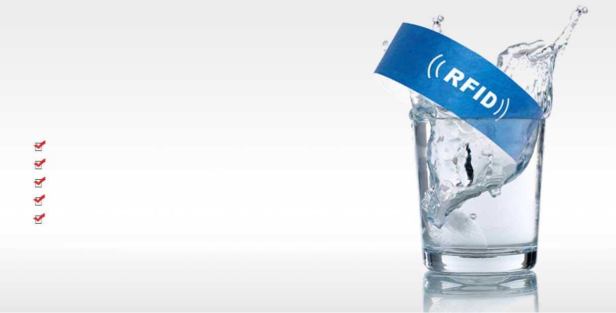 RFID paper wristbands