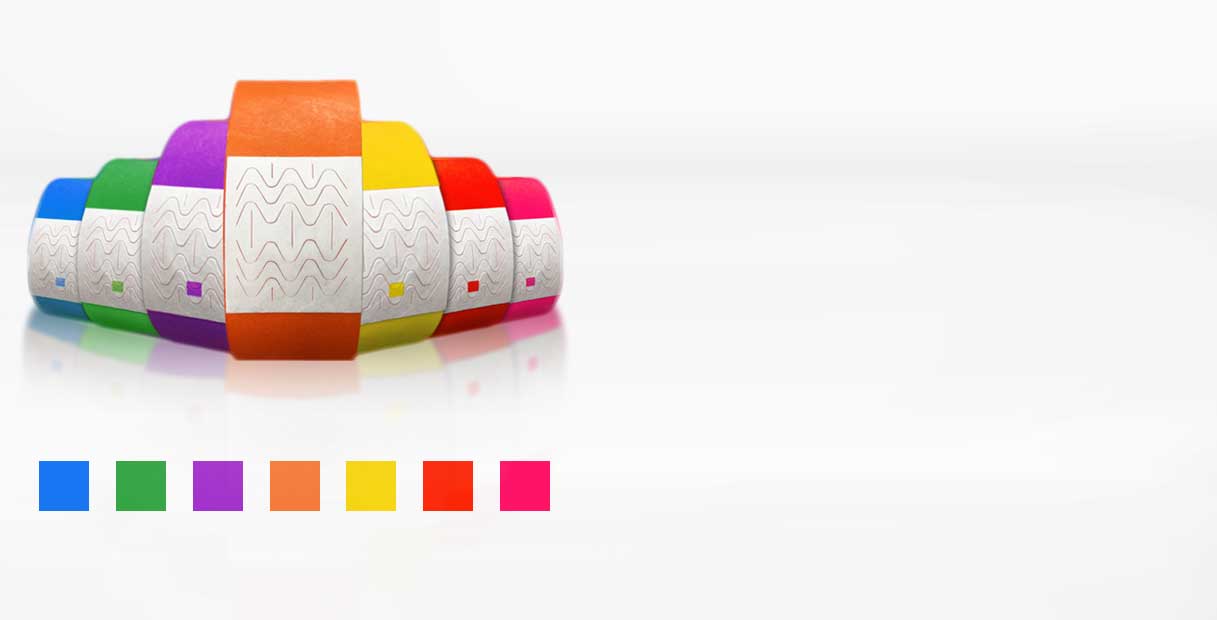 RFID paper wristbands