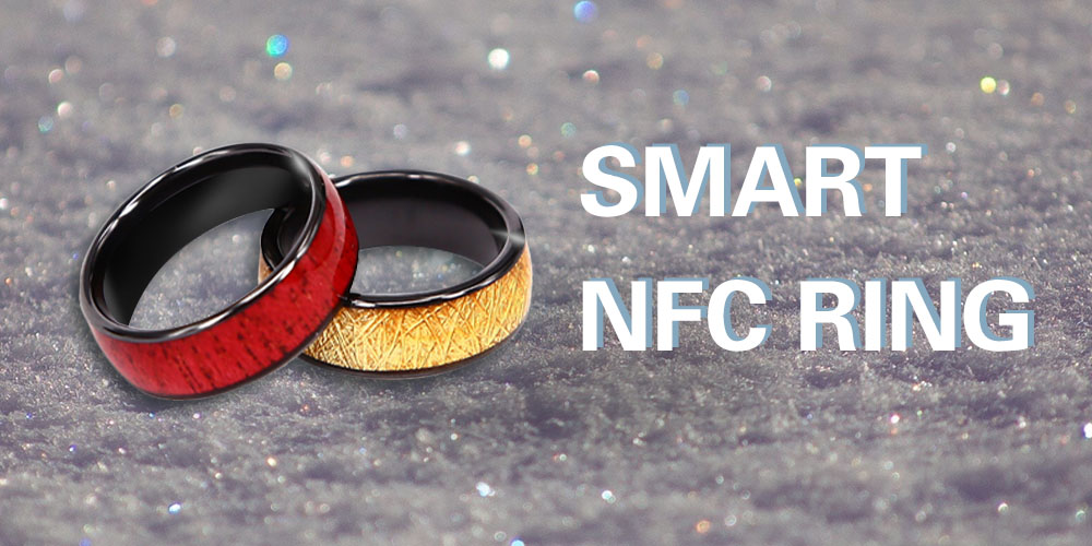 Anillo inteligente de moda con Control de acceso NFC, anillo de