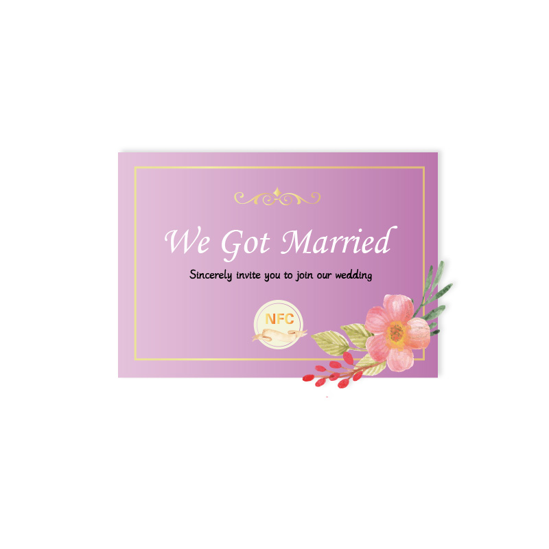 NFC wedding card