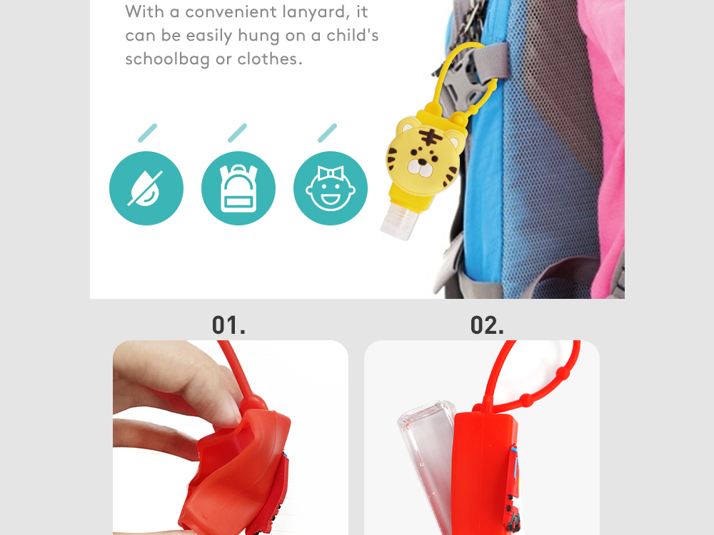 Silicone Hand Sanitizer bottles