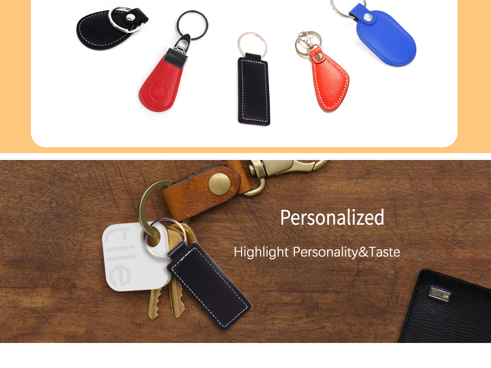 RFID Leather key fob