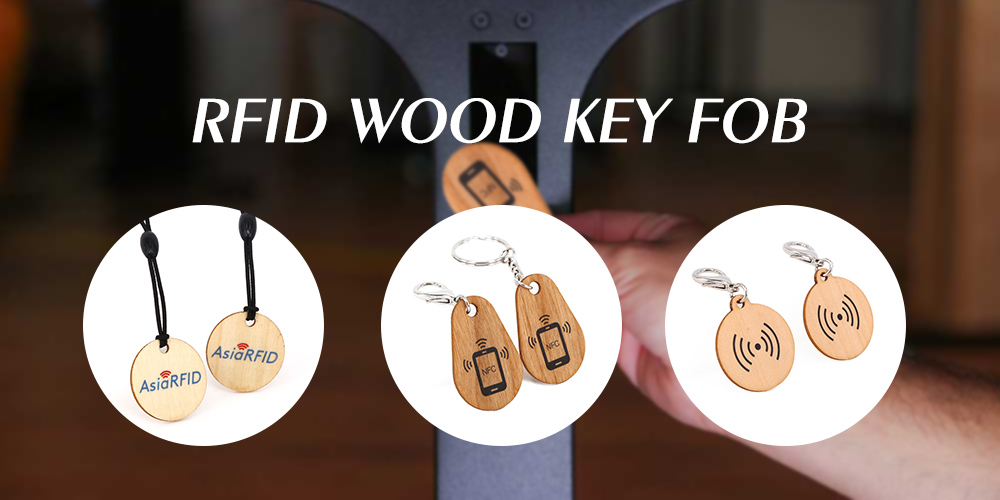 RFID wooden key fob