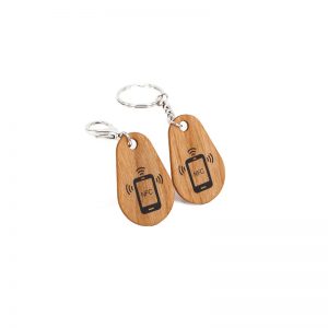 RFID wooden key fob