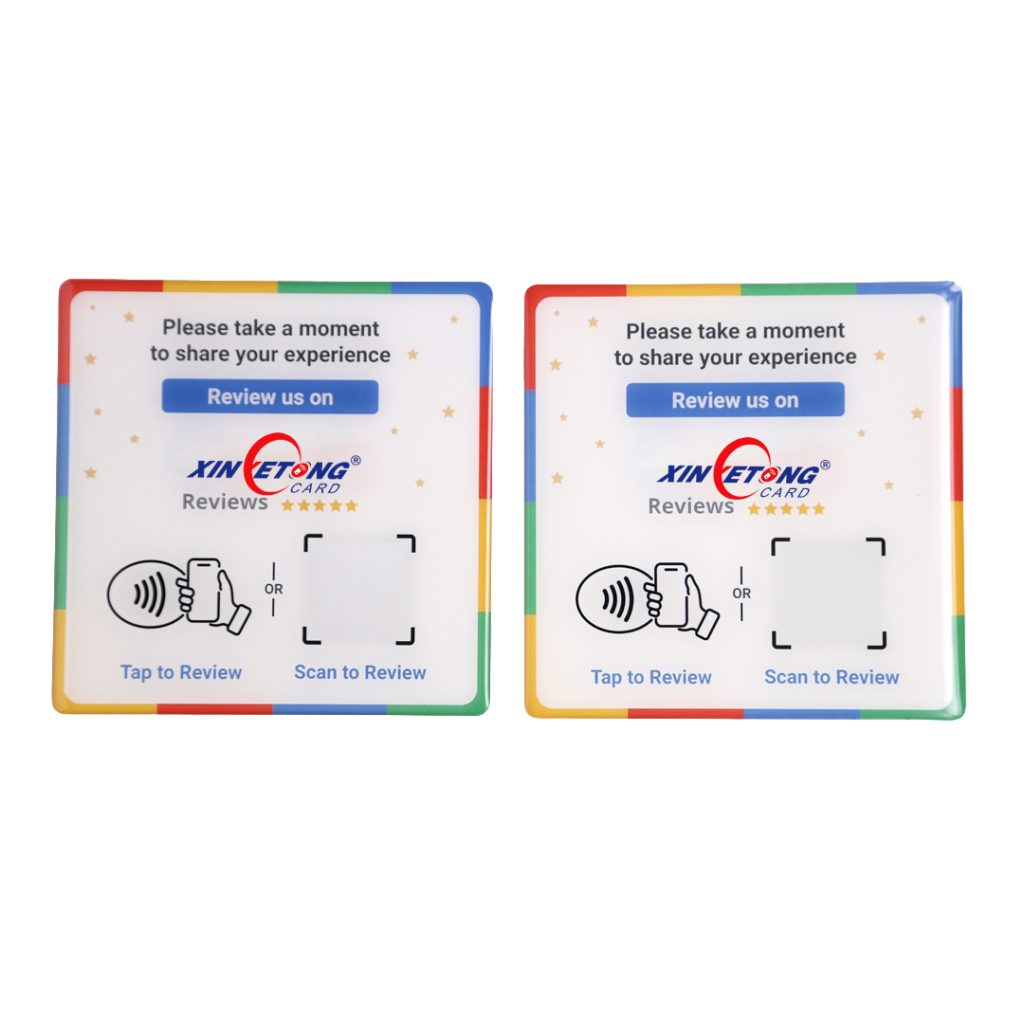 easy tap nfc epoxy cards – collect google reviews effortlessly1