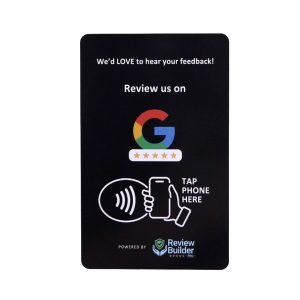 smart google review nfc tags instant feedback & customer rating cards05