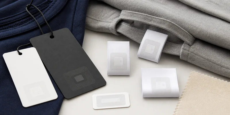RFID clothing hang tag and label options for garment inventory projects