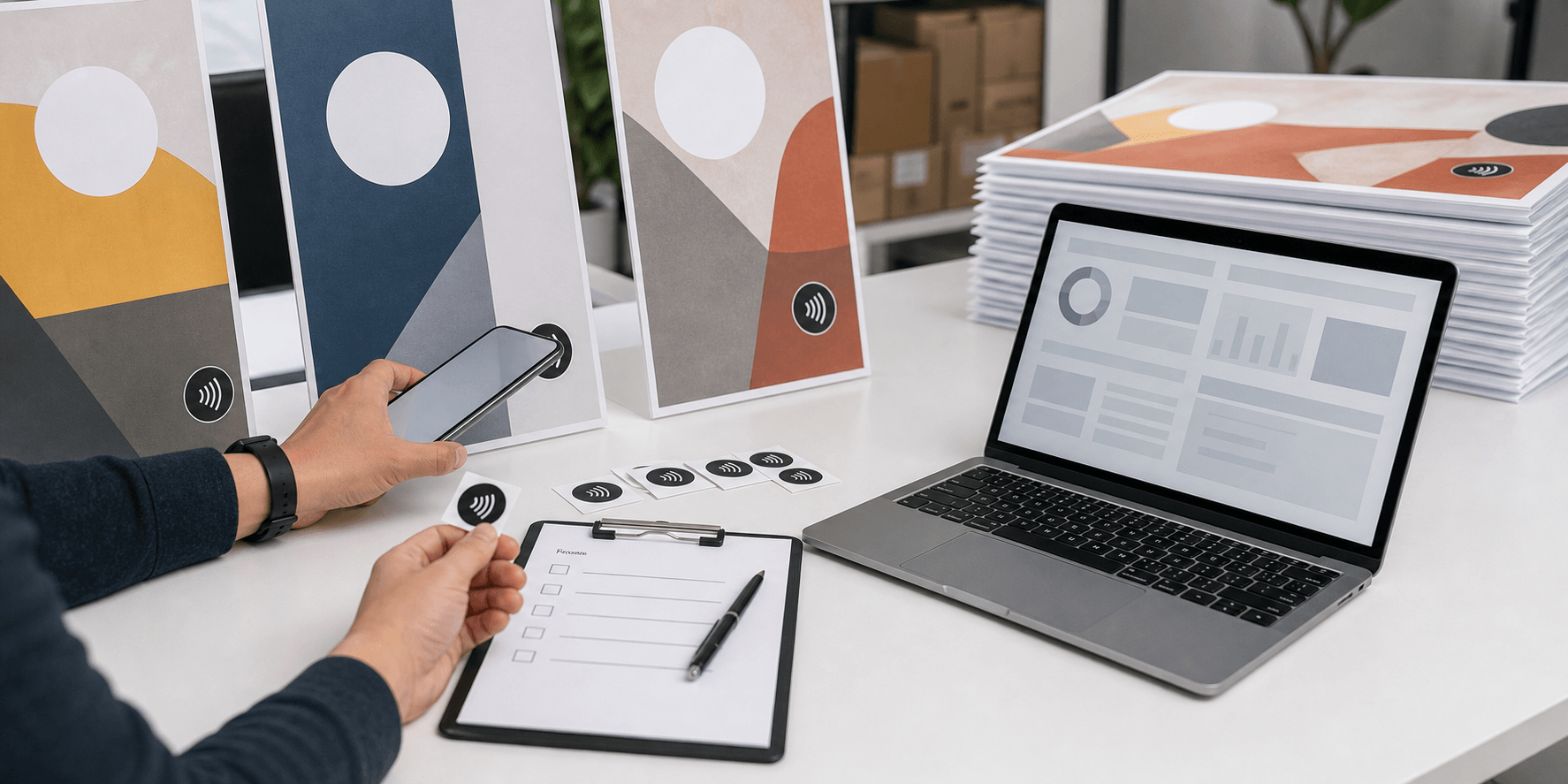 nfc smart posters for retail and events